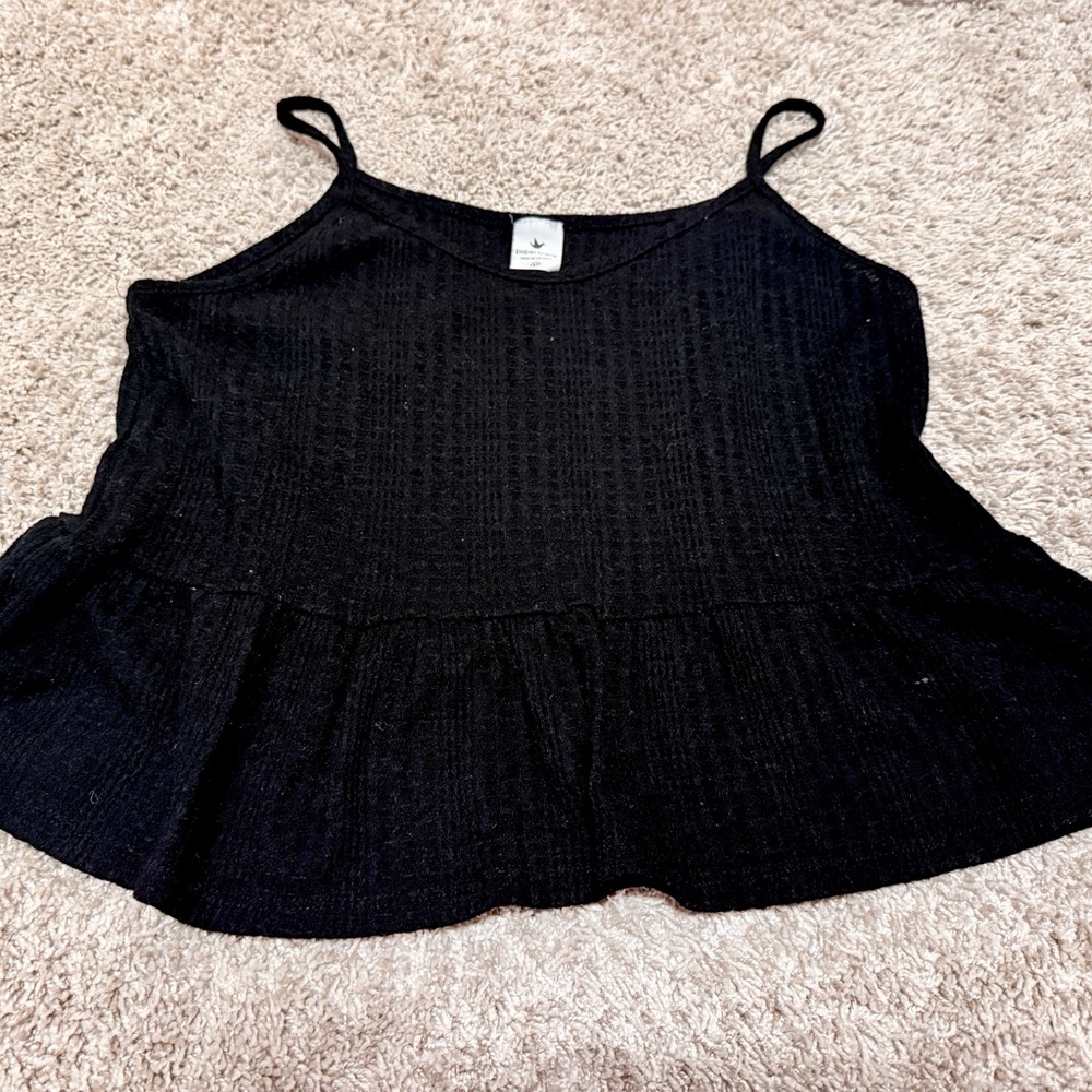 Paper Crane Black Camisole Top